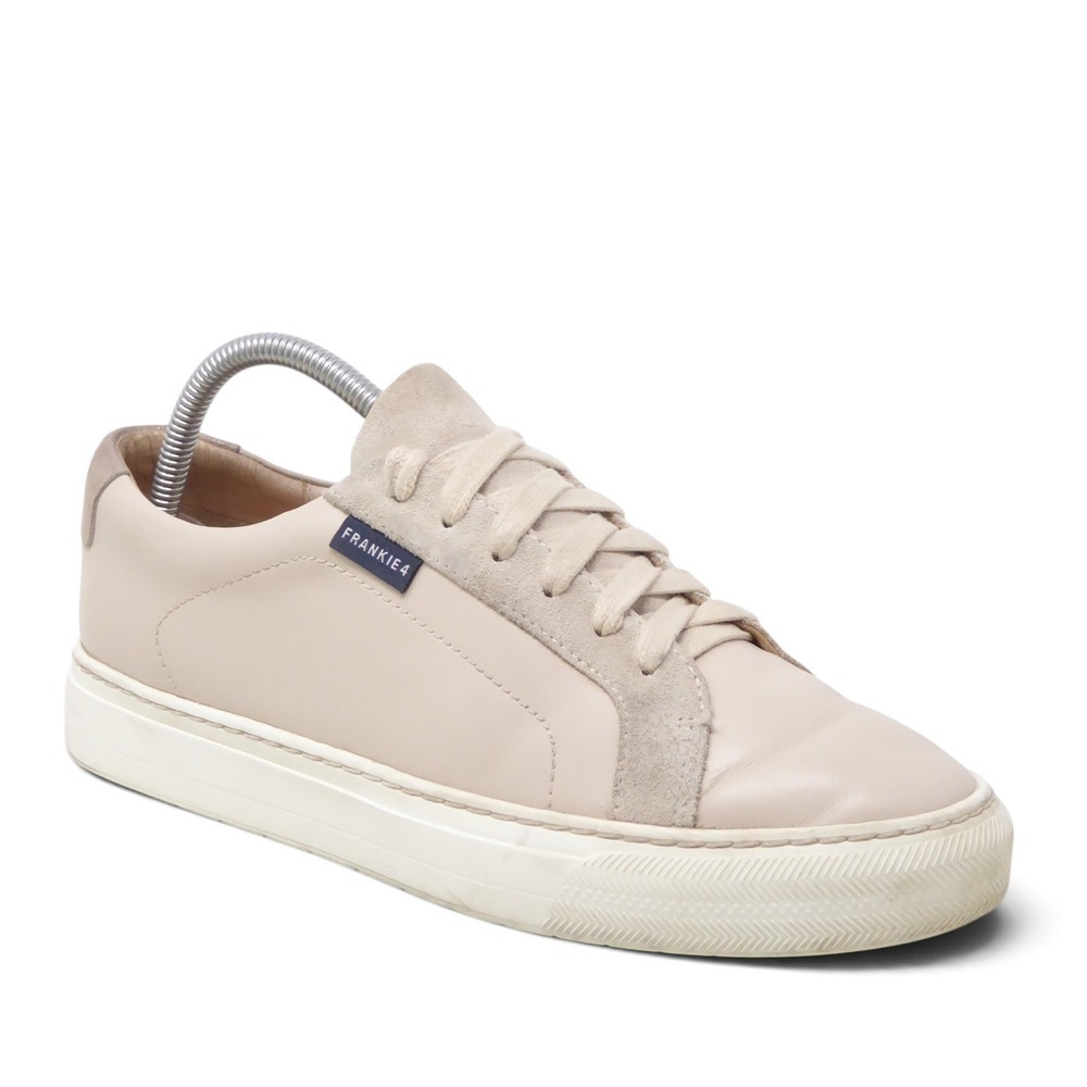 Frankie4 Womens Mim III Sneakers Blush Pink Leather Suede Low Top 9.5 - Picture 2 of 10